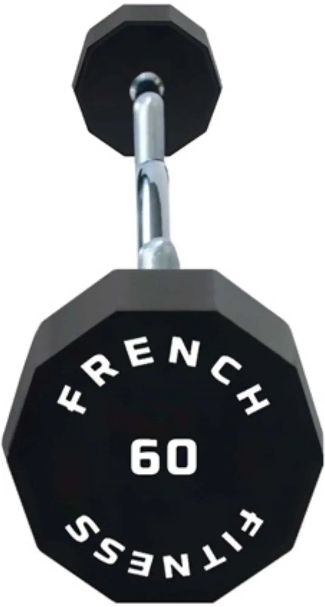French Fitness EZ Curl Urethane Barbell 60 lbs - Single (New) Image 2