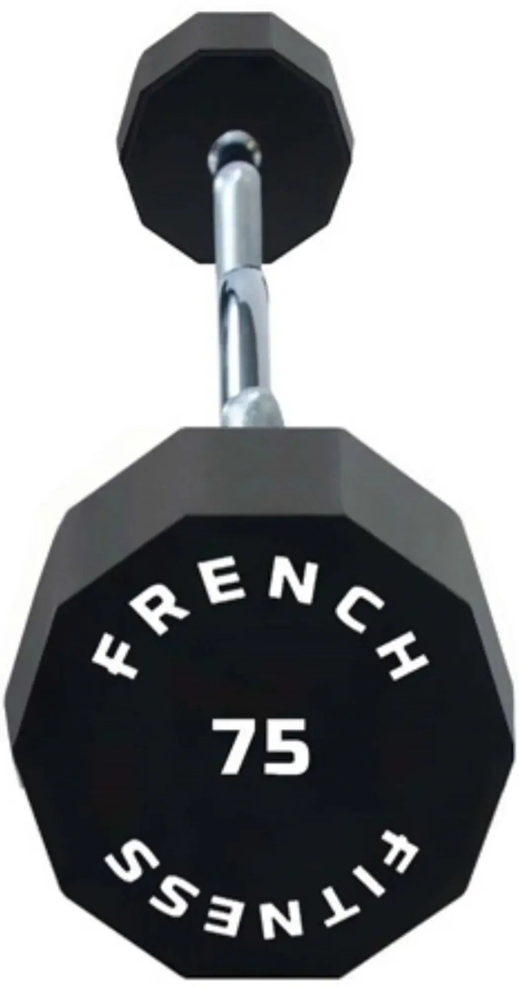 French Fitness EZ Curl Urethane Barbell 75 lbs - Single (New) Image 2