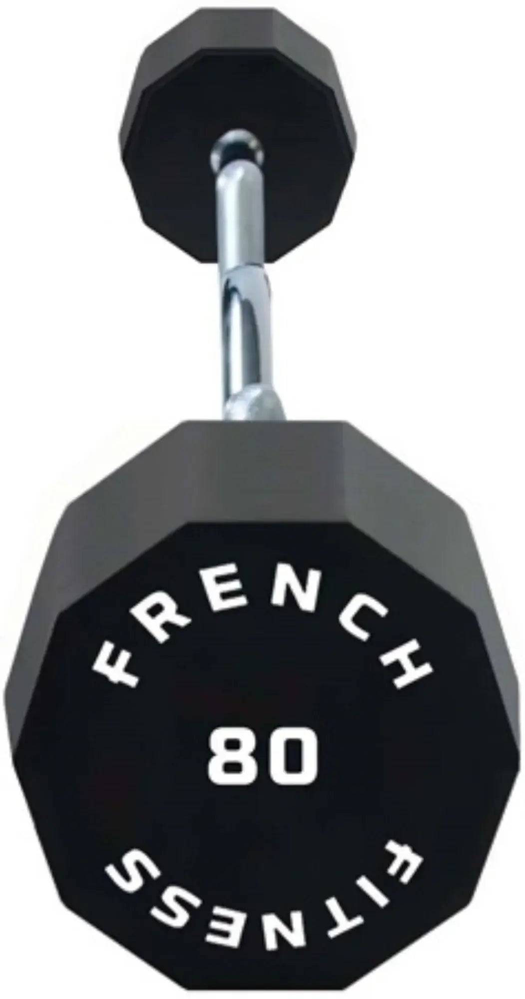 French Fitness EZ Curl Urethane Barbell 80 lbs - Single (New) Image 2