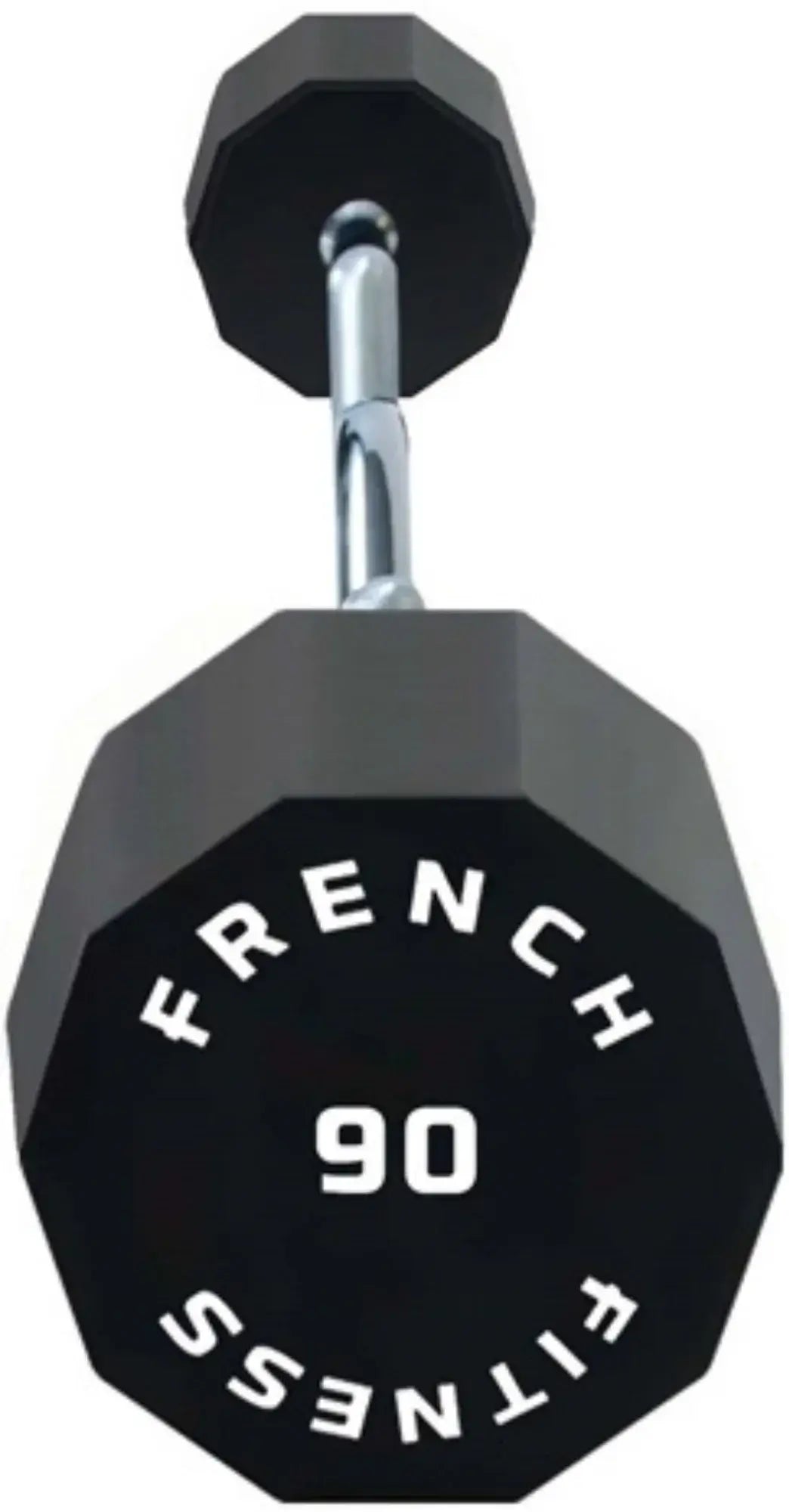 French Fitness EZ Curl Urethane Barbell 90 lbs - Single (New) Image 2