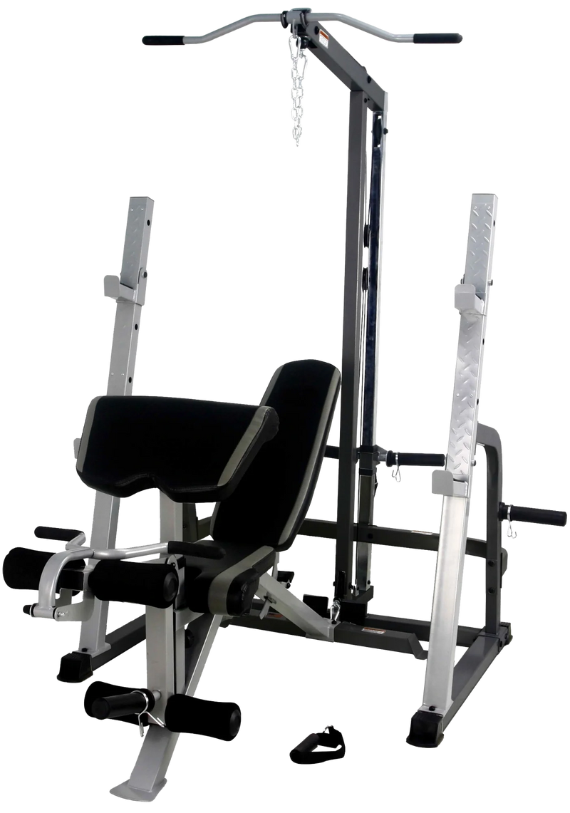 French Fitness FL3 Freightweight Lat & Olympic Bench Gym (New)