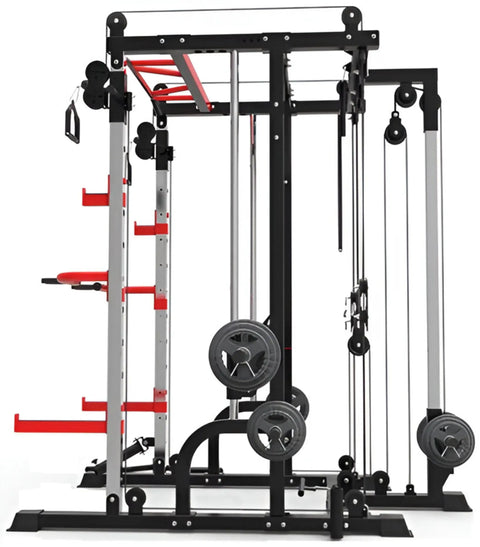 French Fitness FSR10 Multi Cable Functional Smith Rack Machine (New)