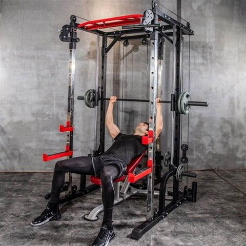French Fitness FSR10 Multi Cable Functional Smith Rack Machine (New)