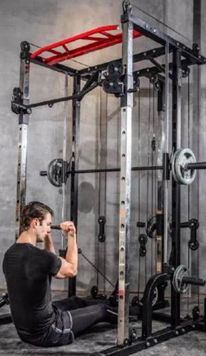 French Fitness FSR10 Multi Cable Functional Smith Rack Machine (New)