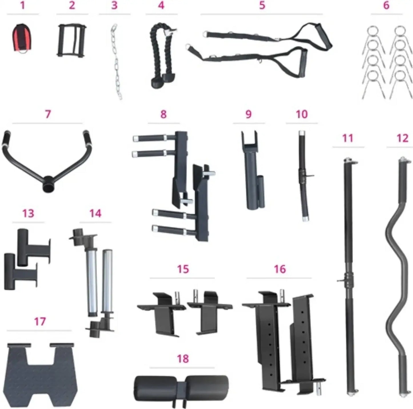 French Fitness FSR20 Multi Functional Gym System Plate Loaded (New) Image 3