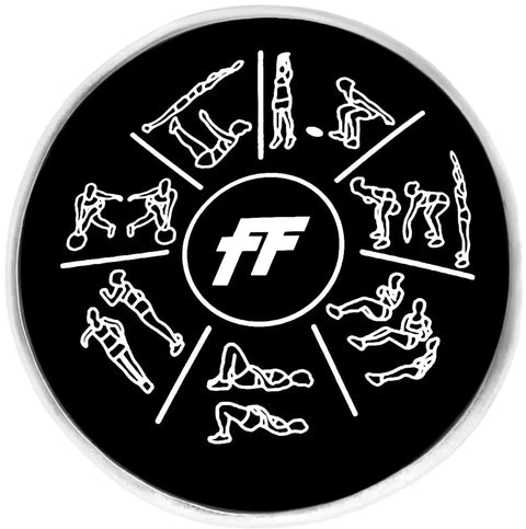 French Fitness - 15 lb Free Weight Sandbag Bell (New) - Side View
