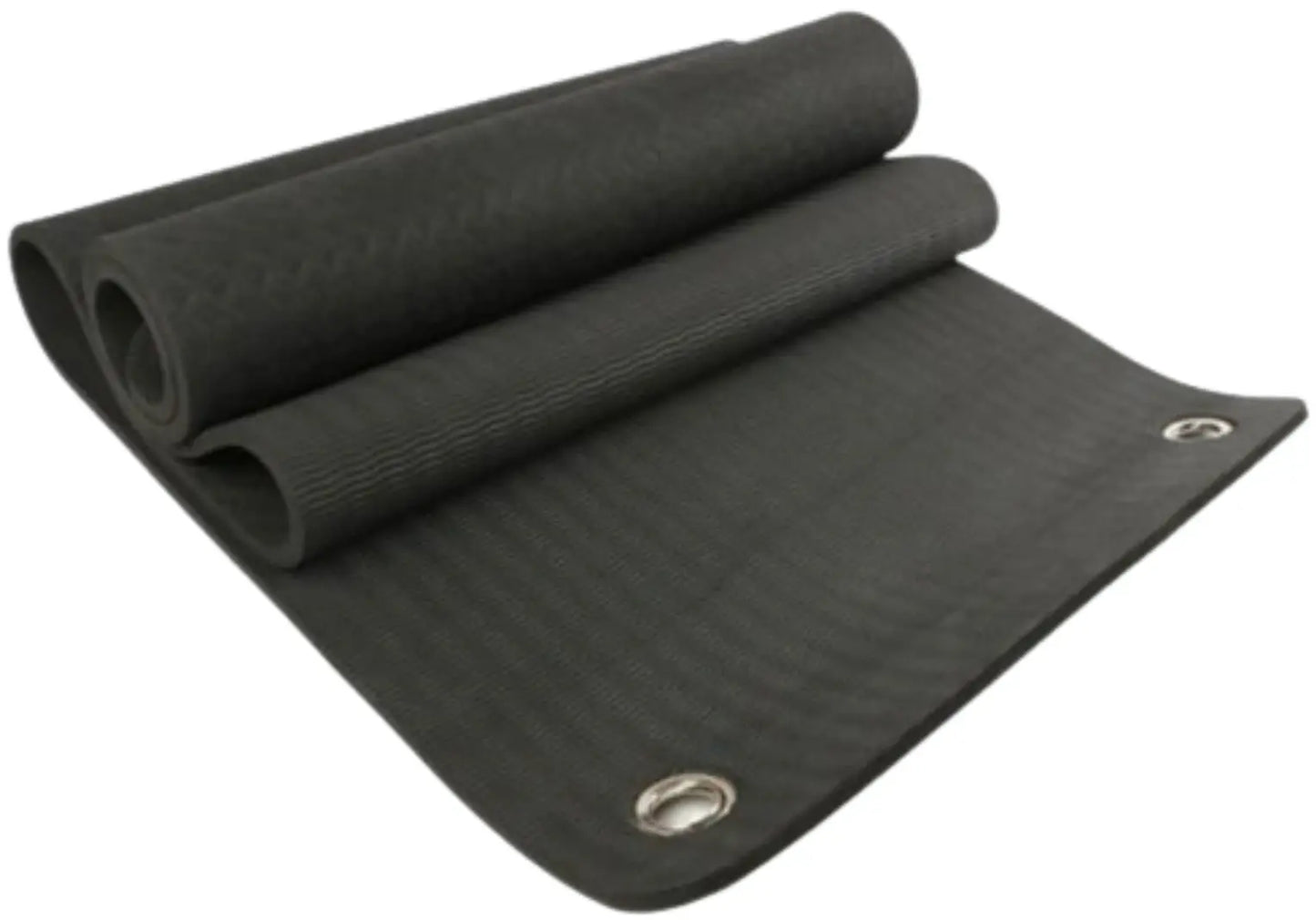 French Fitness 6mm Hanging Yoga Mat (New) - Angled View