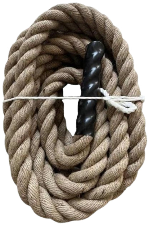 French Fitness Jute Climbing Rope 1.5 in x 30 ft (New)