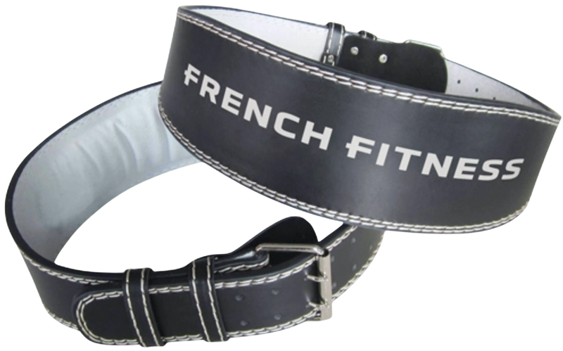French Fitness Leather Weight Lifting Belt (New)