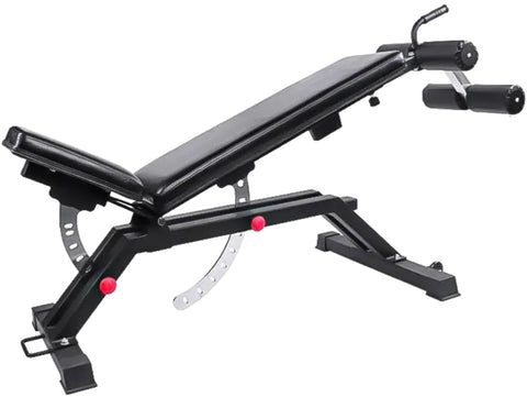 French Fitness Multi Adjustable Bench w/Ab Rollers (New)