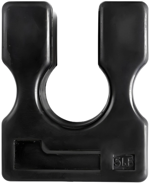 French Fitness 5 lb Weight Stack Plate Adapter (New) - Front View