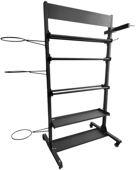 French Fitness Multi-Storage Accessory Tower Rack (New)
