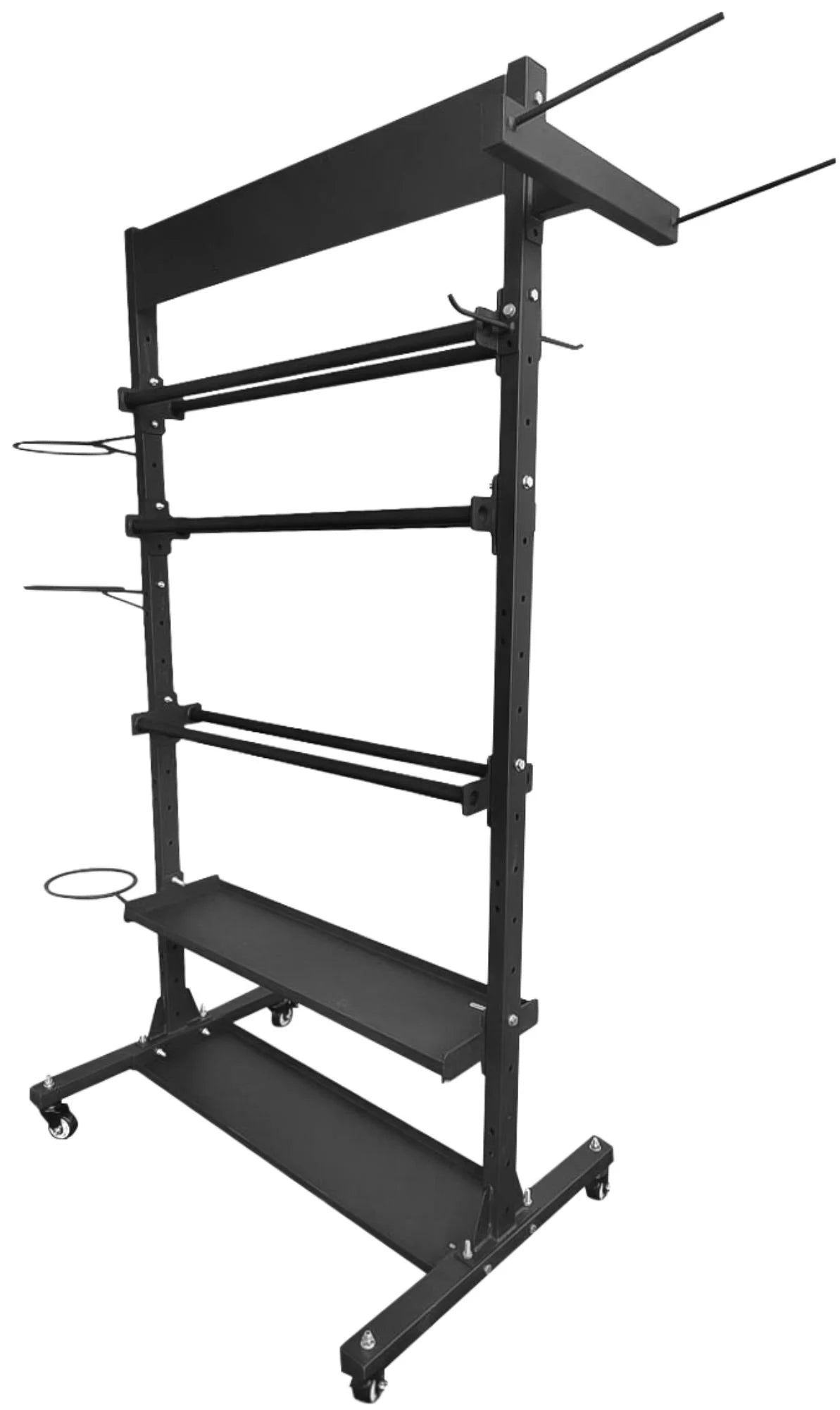 French Fitness Multi-Storage Accessory Tower Rack (New) Image 3