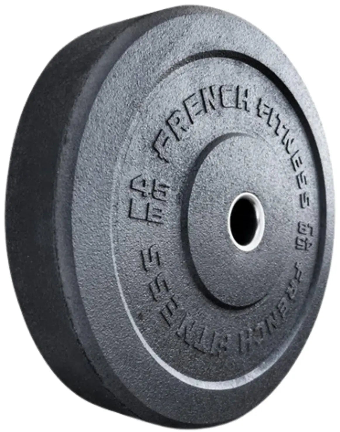 French Fitness Olympic Bumper Plate Set 260 lbs - Crumb Rubber (New) Image 6