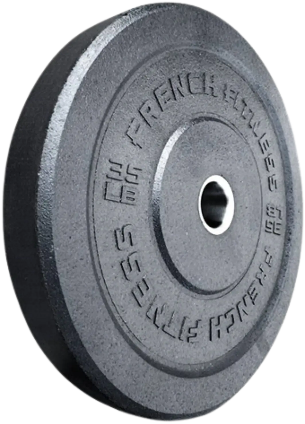 French Fitness Olympic Bumper Plate 35 lbs - Crumb Rubber (New) Image