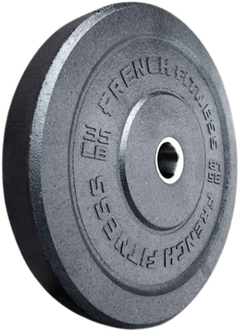 French Fitness Olympic Bumper Plate 35 lbs - Crumb Rubber (New)