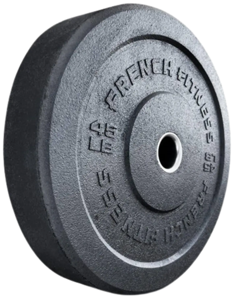 French Fitness Olympic Bumper Plate 45 lbs - Crumb Rubber (New)