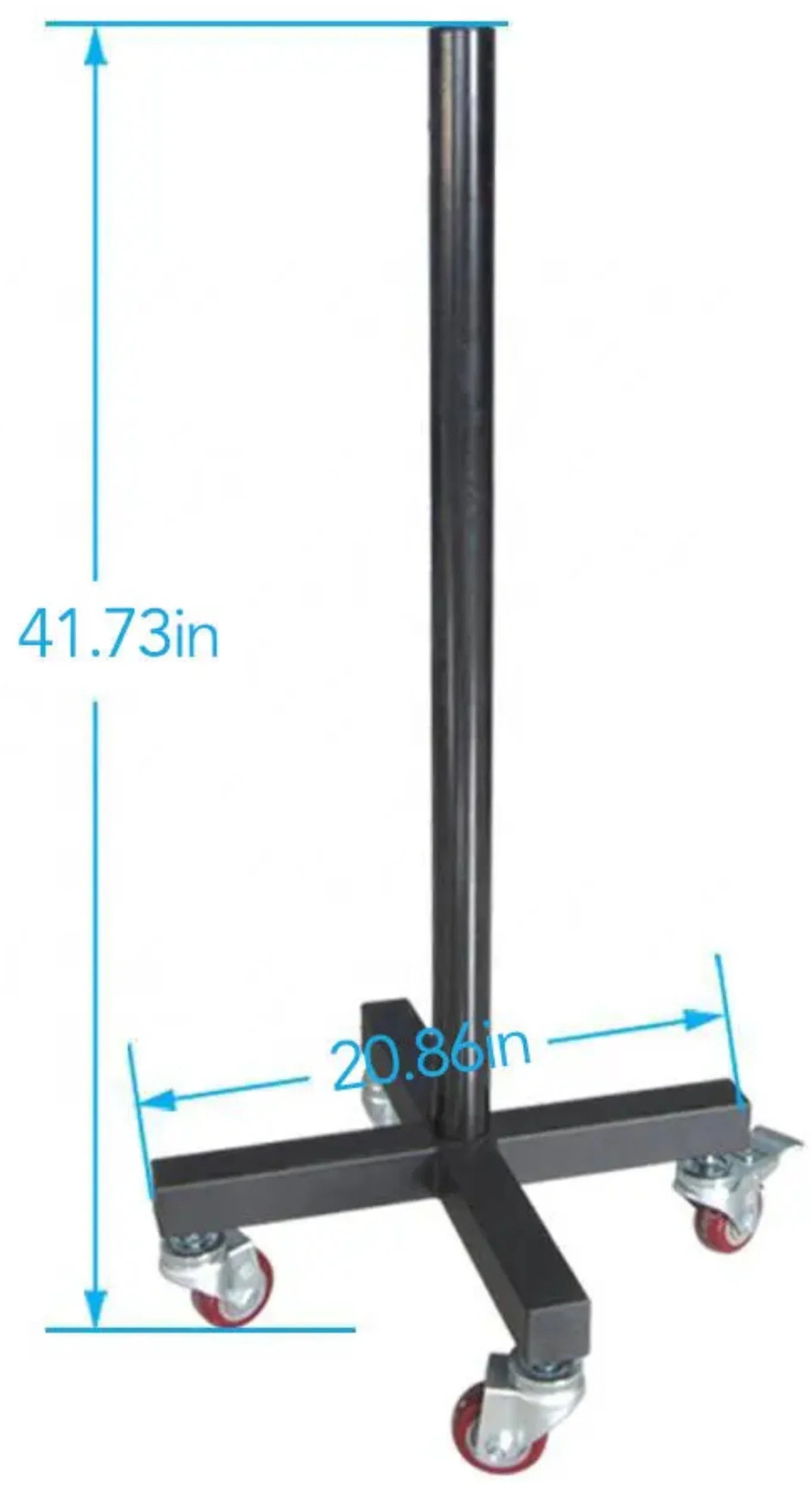 French Fitness Portable Bumper Plate Stacker Rack w/Wheels (New)