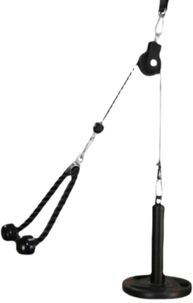 French Fitness Plate Loaded Pulldown Portable Cable Trainer Slinger (New) Image