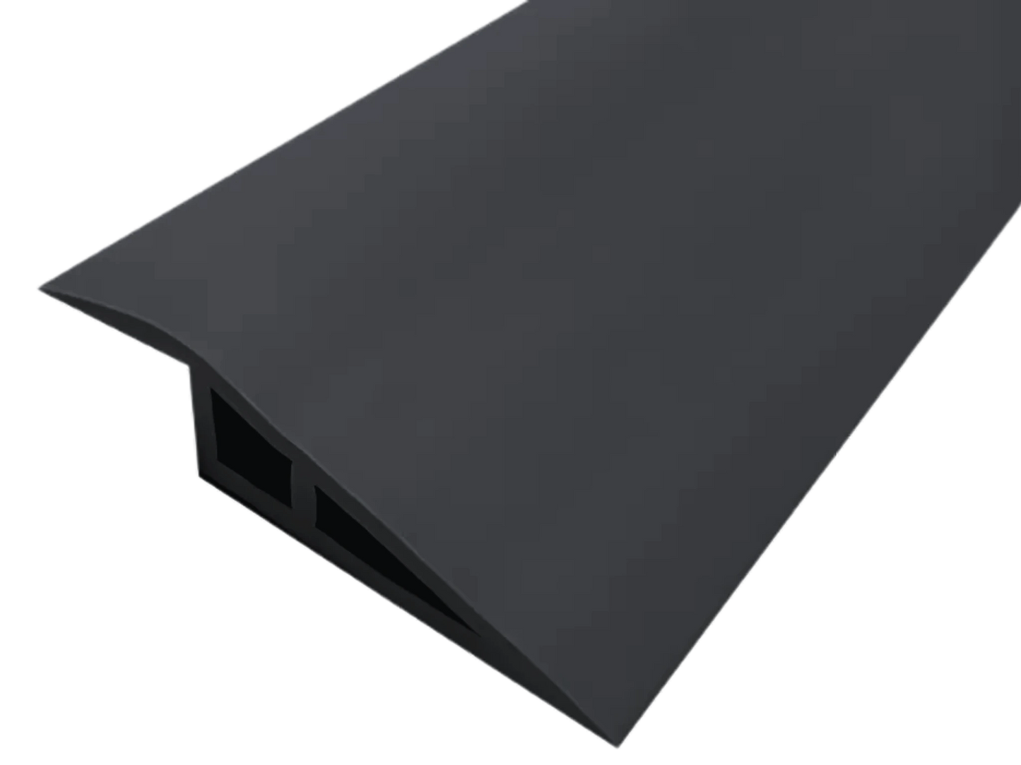 French Fitness Rubber Flooring Ramps Beveled Edge Transition Strip 12mm V1 (New) Image