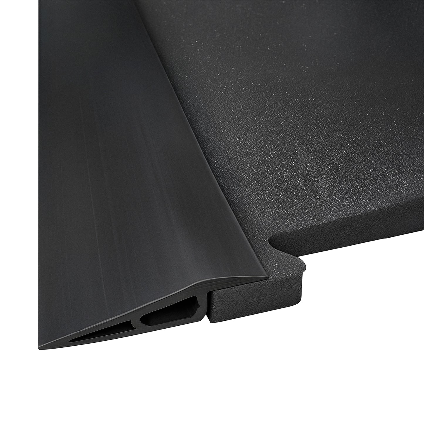 French Fitness Rubber Flooring Ramps Beveled Edge Transition Strip 12mm V1 (New) Image 2