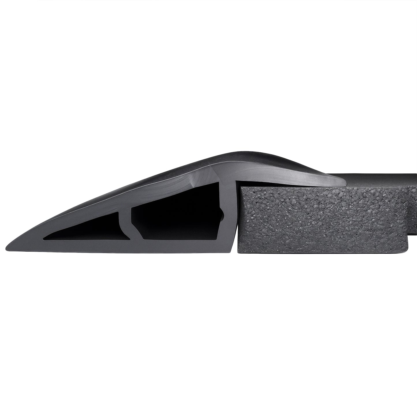 French Fitness Rubber Flooring Ramps Beveled Edge Transition Strip 12mm V1 (New) Image 3