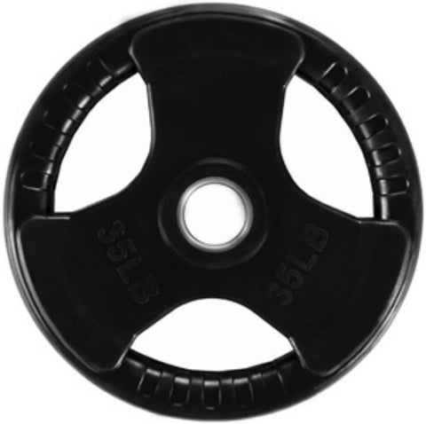 French Fitness Rubber Grip Olympic Weight Plate Set 450 lbs (New)
