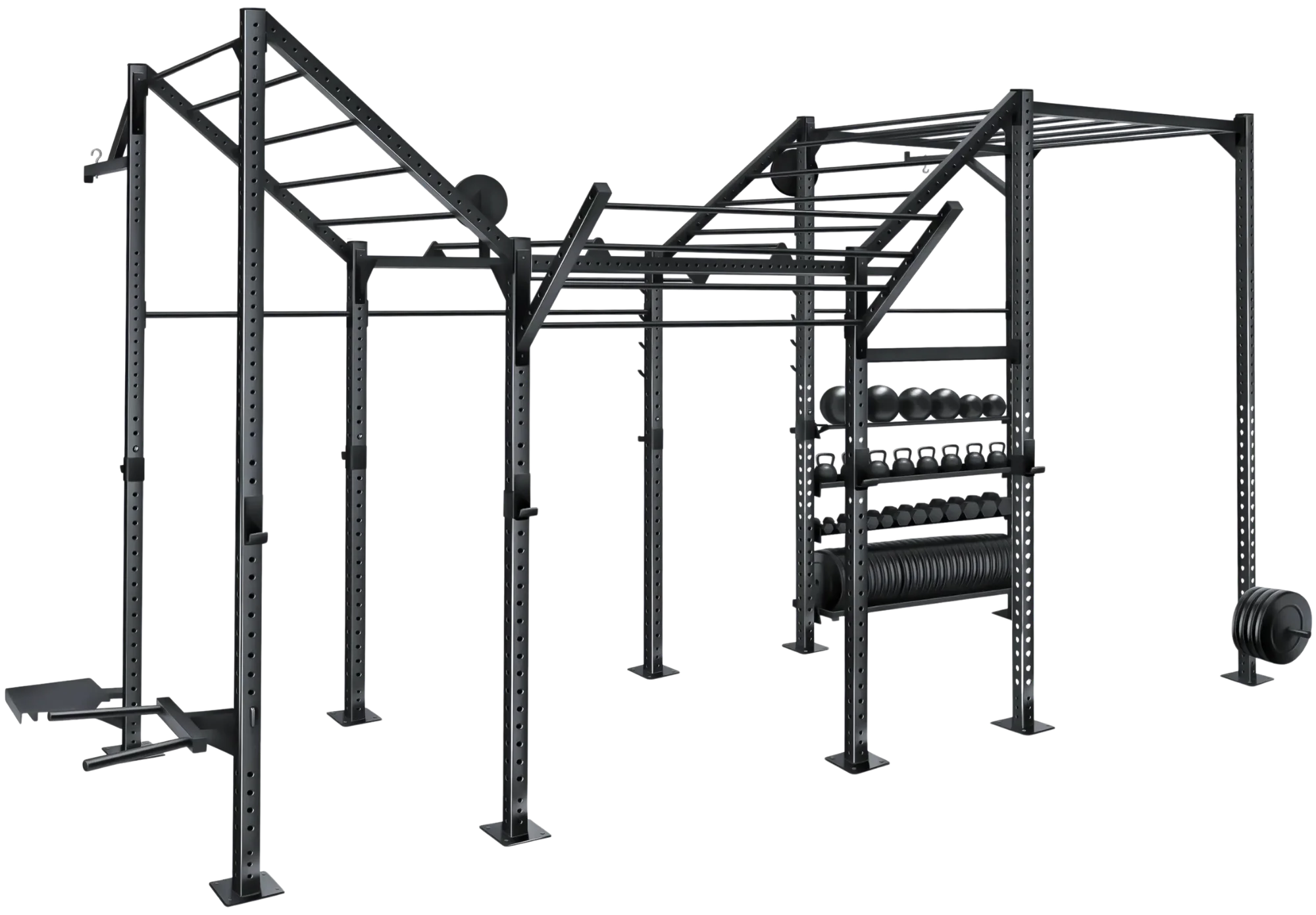 French Fitness Free Standing Rig & Rack System 10 (New) Image