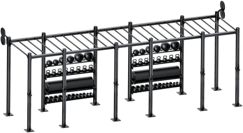 French Fitness Free Standing Rig & Rack System 20 (New)