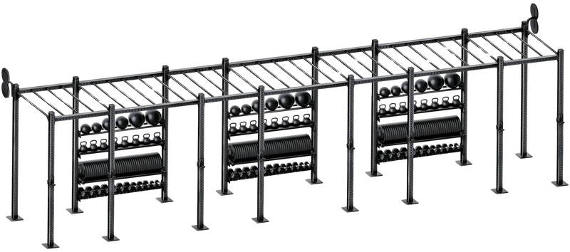 French Fitness Free Standing Rig & Rack System 20 (New)