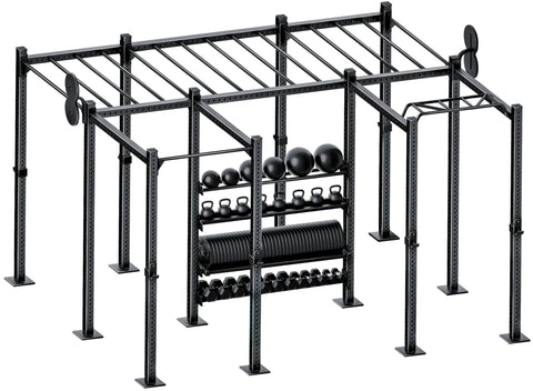 French Fitness Free Standing Rig & Rack System 21 (New) Image 2