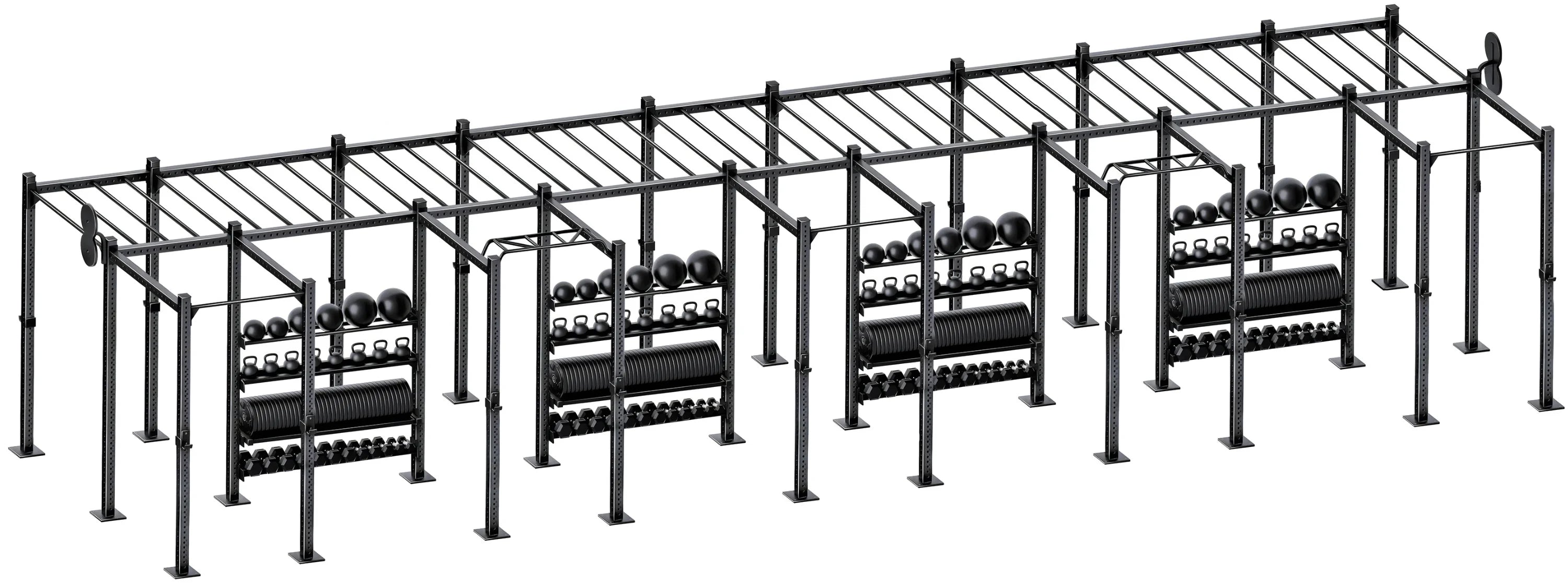 French Fitness Free Standing Rig & Rack System 21 (New) Image 4