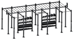 French Fitness Free Standing Rig & Rack System 21 (New) Image