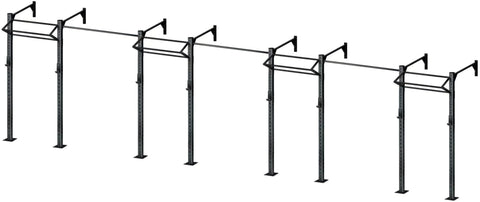 French Fitness Wall Mounted Rig & Rack System 7 (New) Image 4