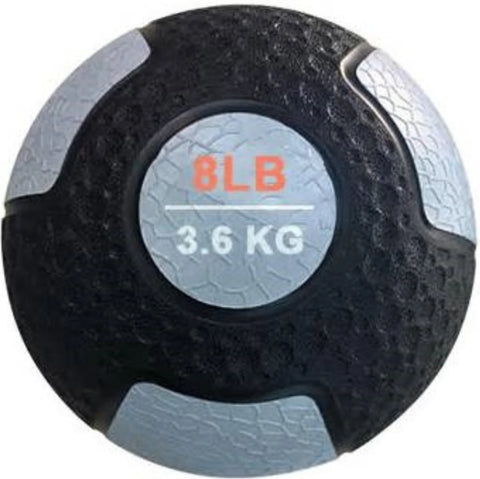 French Fitness Rubber Medicine Ball Set of 10 (4 to 30 lbs) (New)
