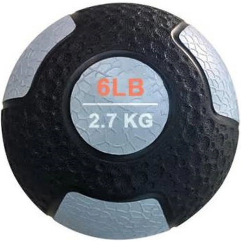 French Fitness Rubber Medicine Ball Set of 6 (6 to 20 lbs) (New)