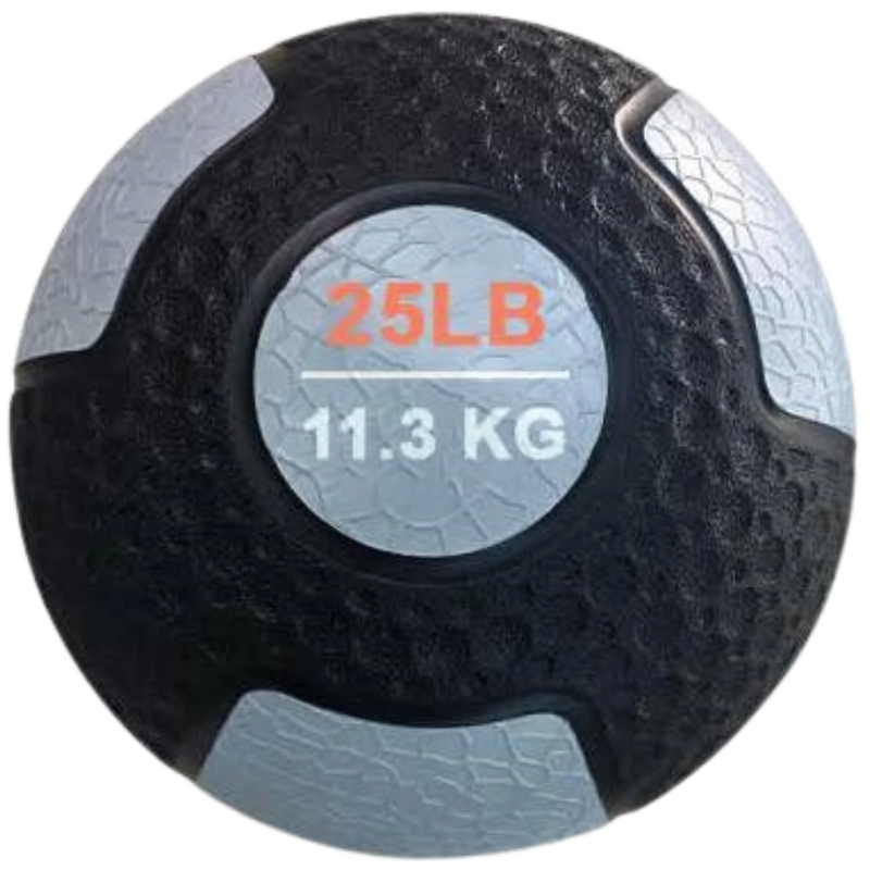 French Fitness Rubber Medicine Ball 25 lb (New)