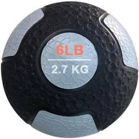 French Fitness Rubber Medicine Ball Set of 10 (6 to 25 lbs) w/Rack (New)