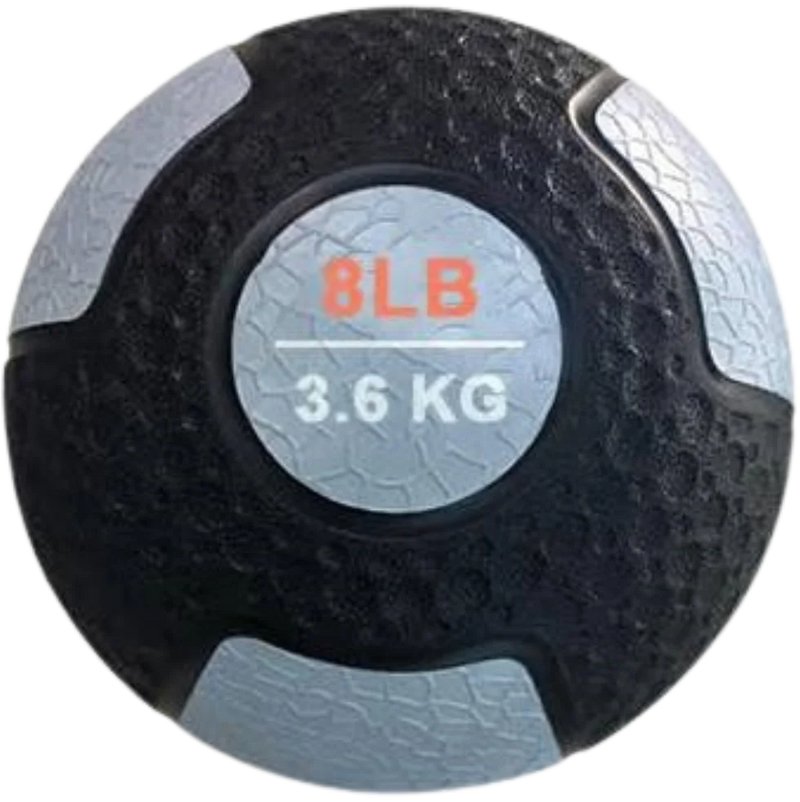 French Fitness Rubber Medicine Ball 8 lb (New)
