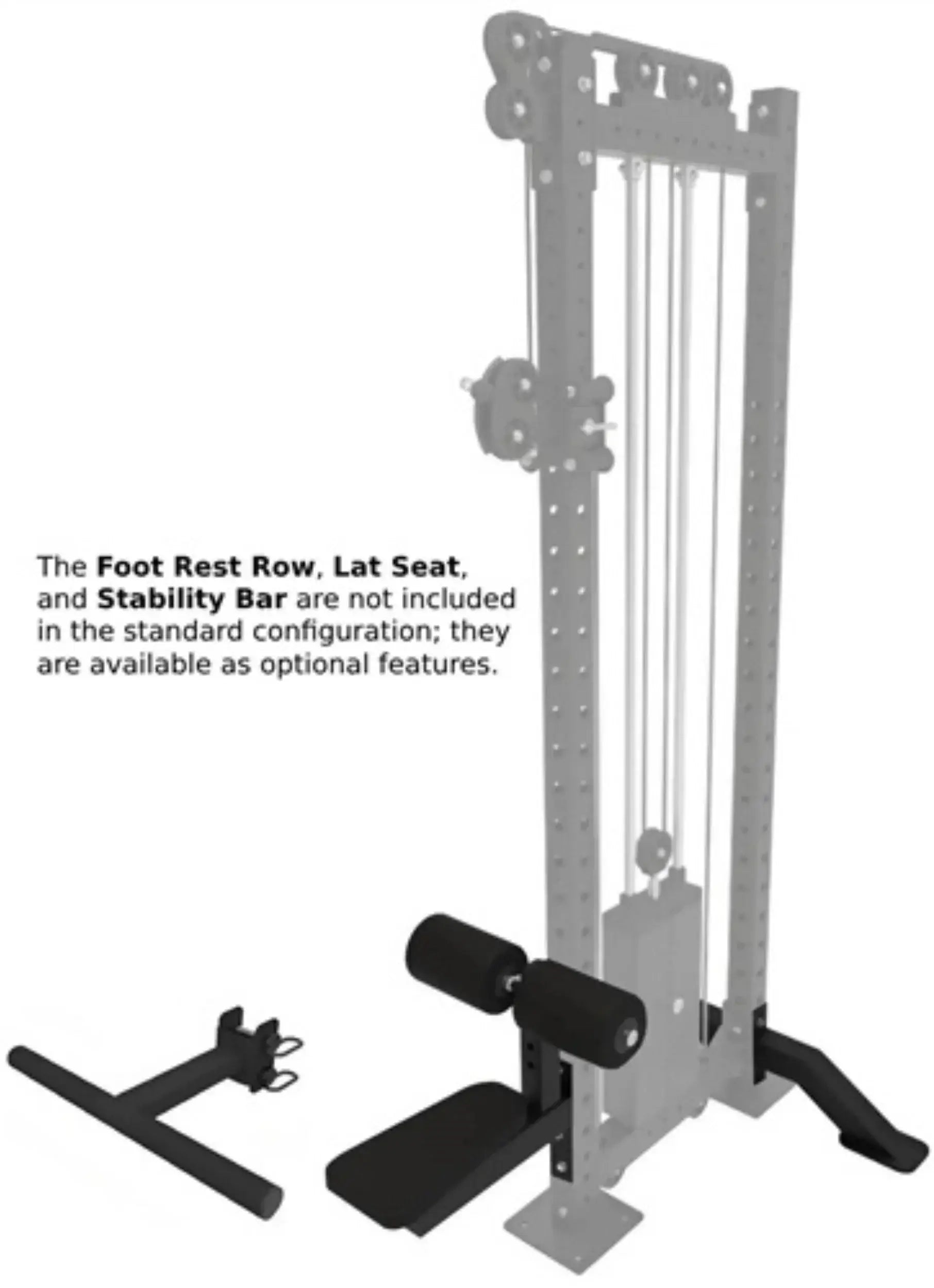French Fitness Rack & Rig Cable Column (New) Image 2