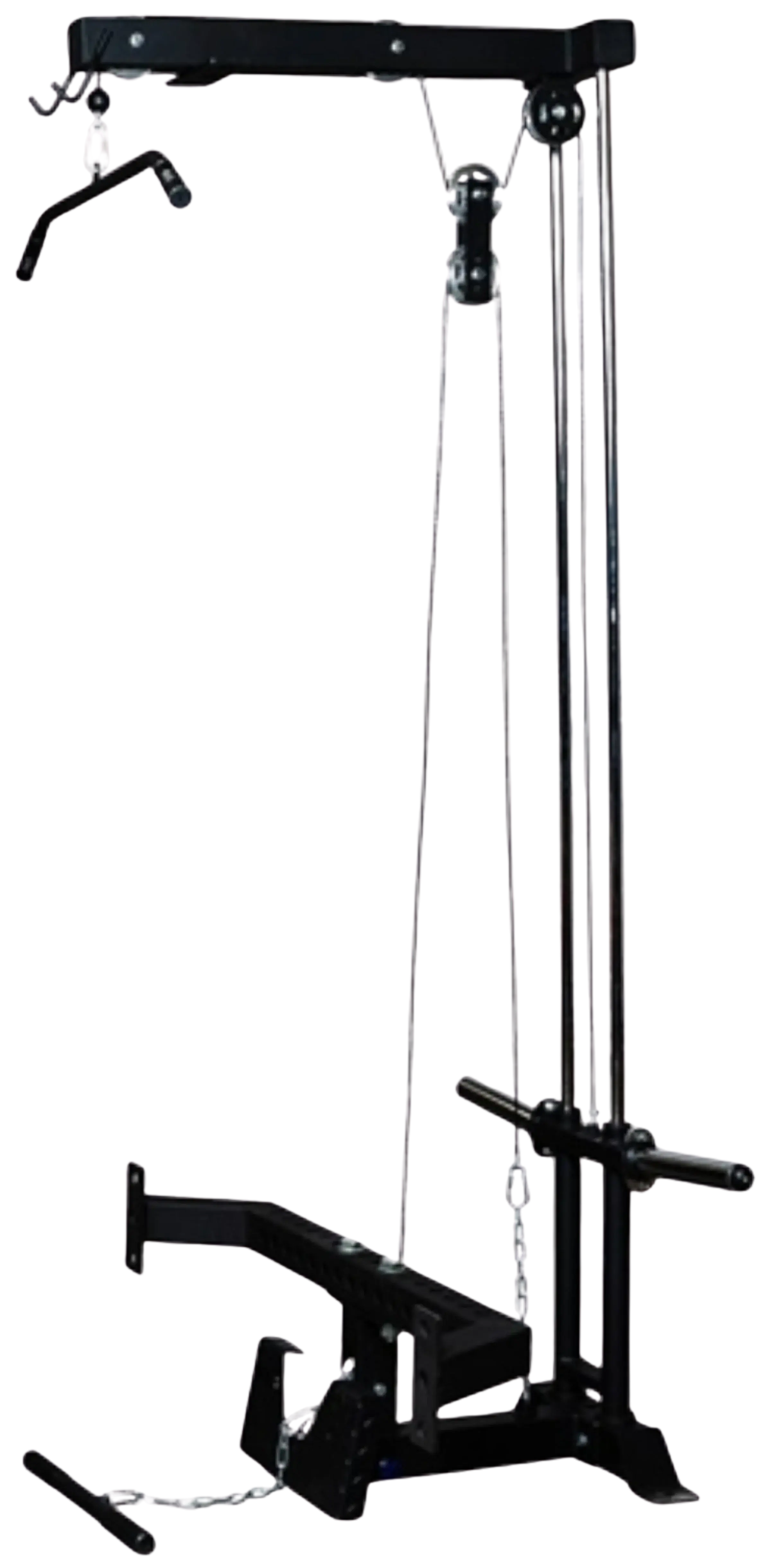 French Fitness Rig & Rack Lat Pulldown / Low Row w/Stabilizer Bar (New) Image