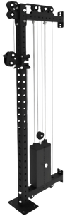 French Fitness Rack & Rig Rack Mounted Cable Column (New) Image