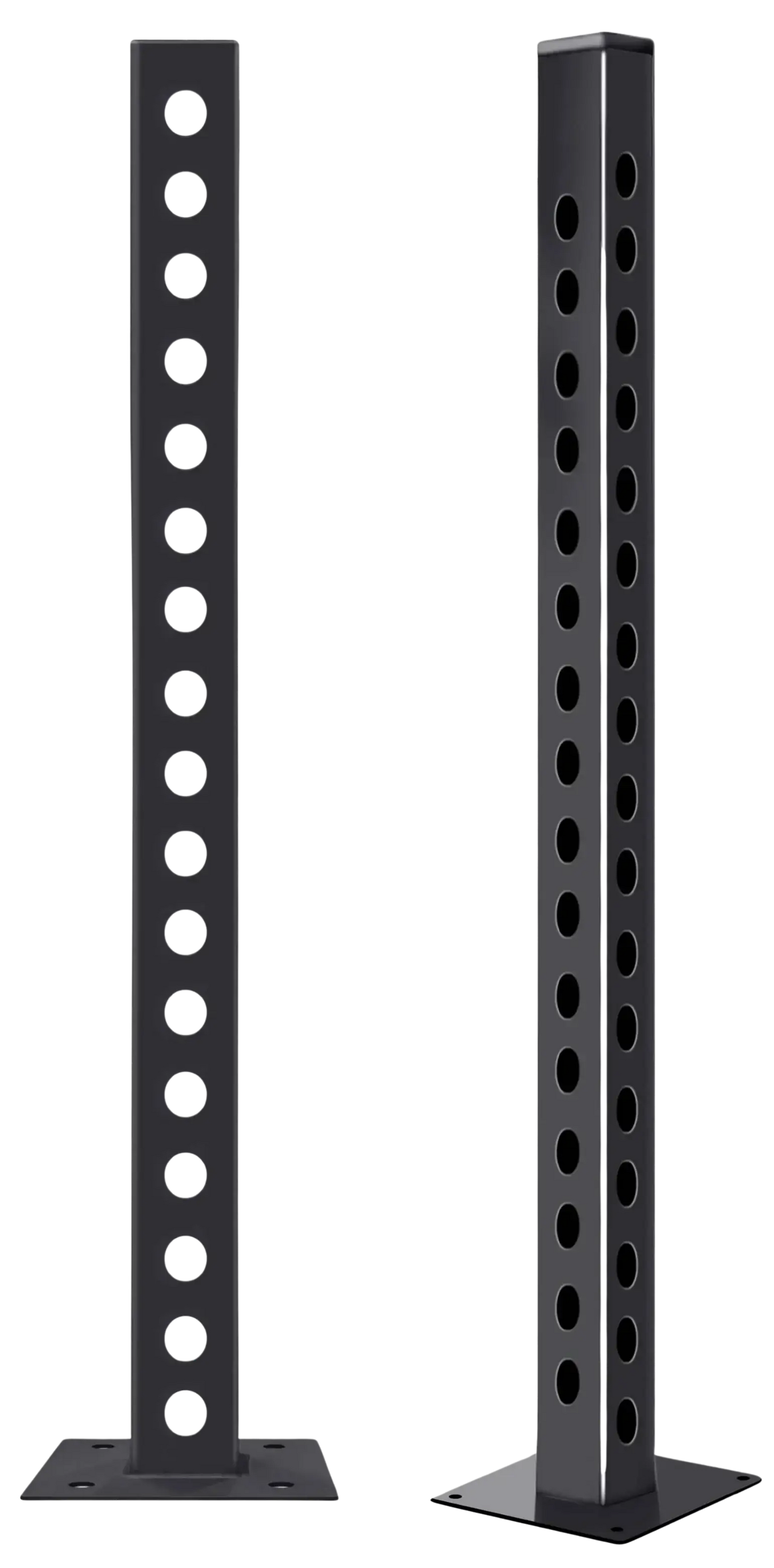 French Fitness 36" Rack & Rig Upright (New) - Front and Side View