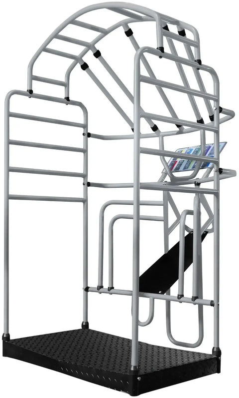 French Fitness FF-SC15 Stretch Cage - Silver (New) Image 3