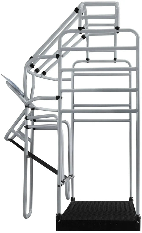 French Fitness FF-SC15 Stretch Cage - Silver (New) Image 4
