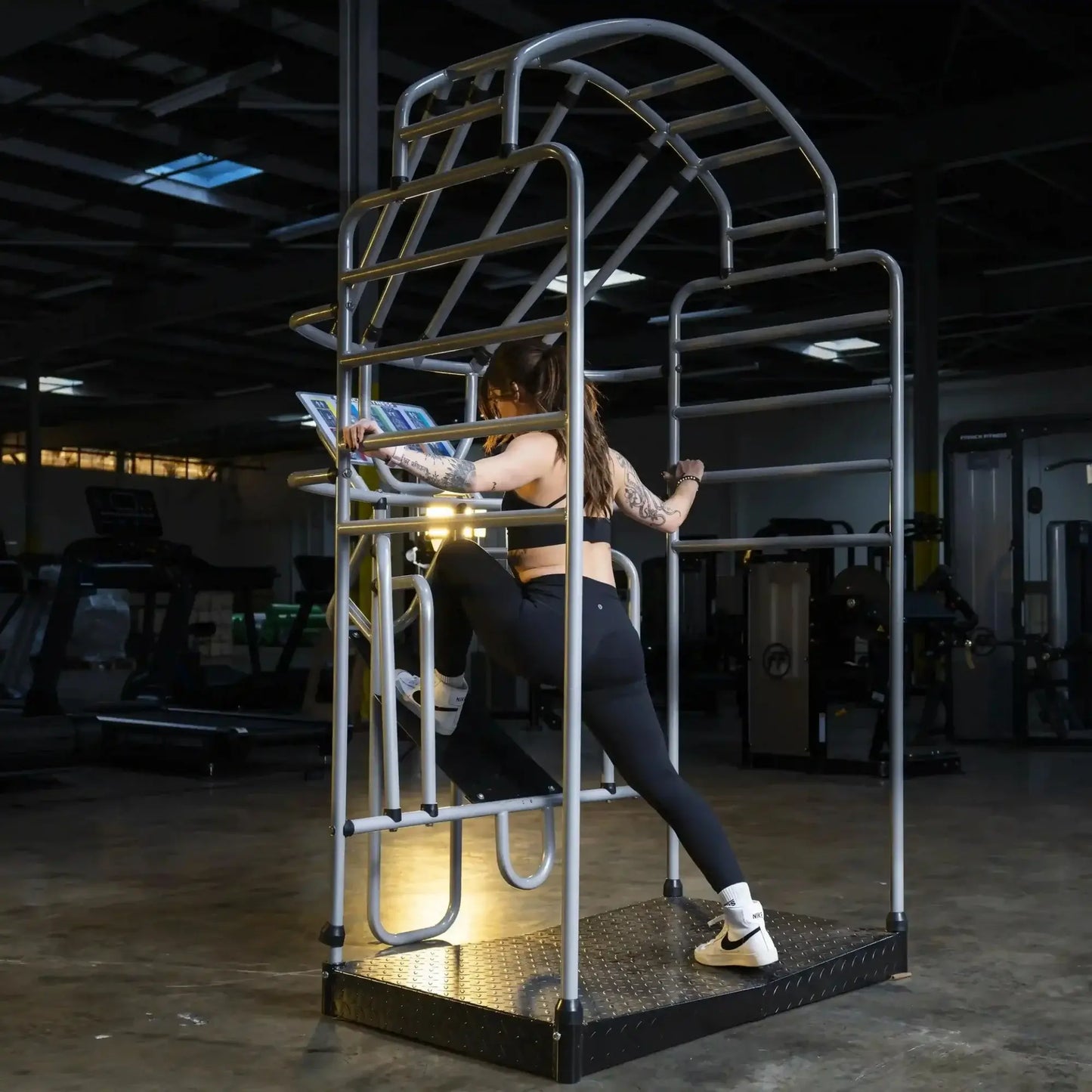 French Fitness FF-SC15 Stretch Cage - Silver (New) Image 7