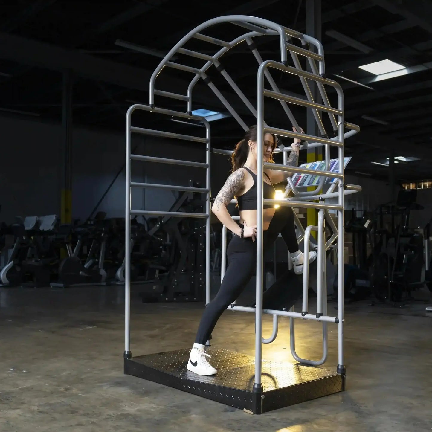 French Fitness FF-SC15 Stretch Cage - Silver (New) Image 9