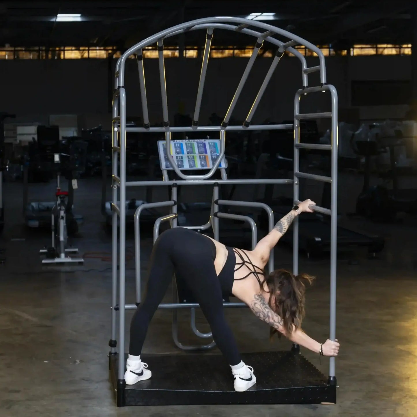 French Fitness FF-SC15 Stretch Cage - Silver (New) Image 10