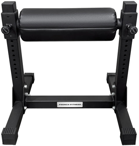 French Fitness Single Leg Roller Adjustable Squat Stand - Bulgarian Split Squats (New)