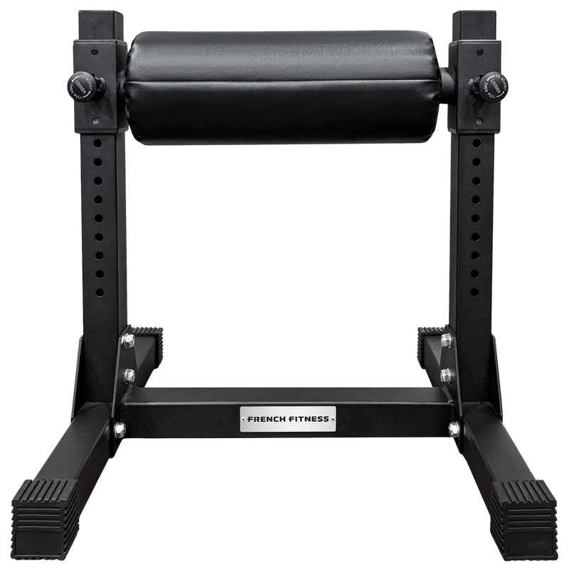 French Fitness Single Leg Roller Adjustable Squat Stand - Bulgarian Split Squats (New)